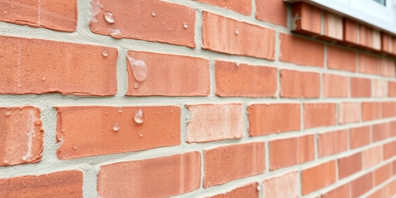 Muur impregneren voor bescherming tegen vocht en vuil